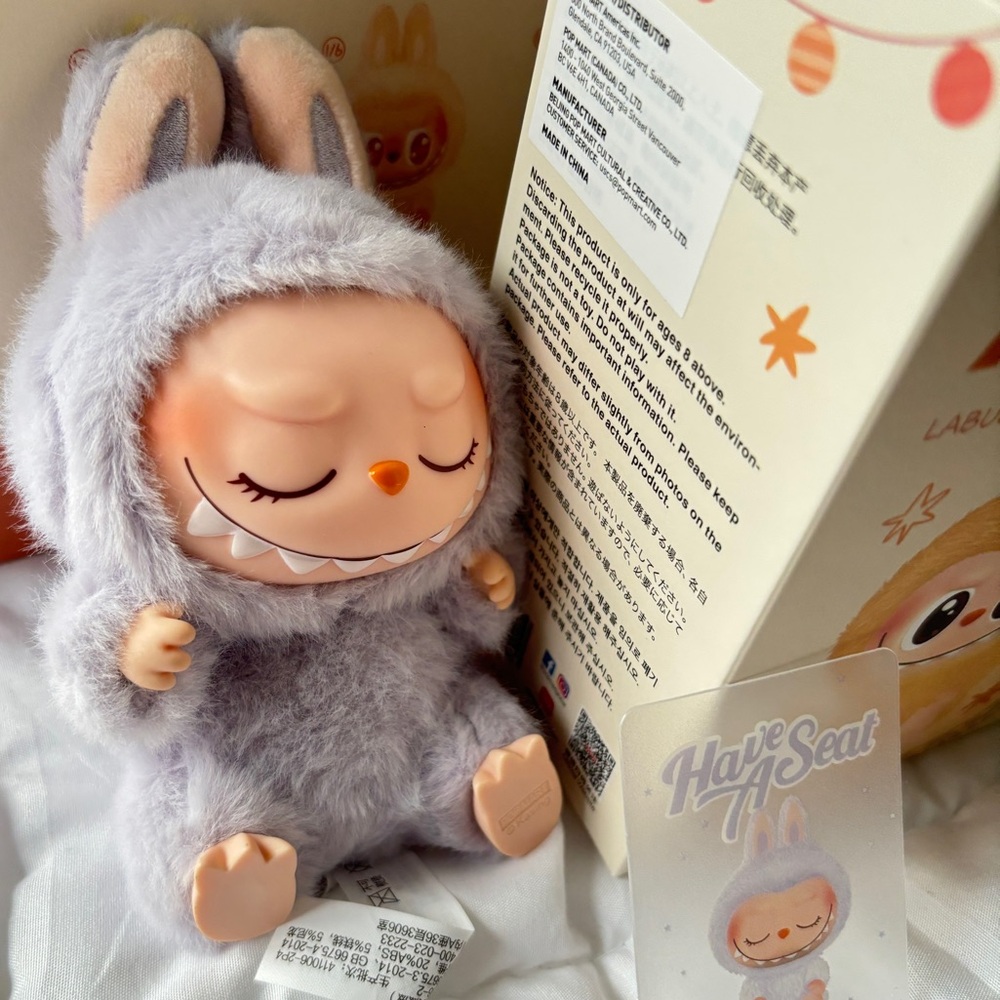 Pop Mart The Monsters Have A Seat ZIZI Labubu Plush Blind Box Pendant Keychain - Picture 2 of 6